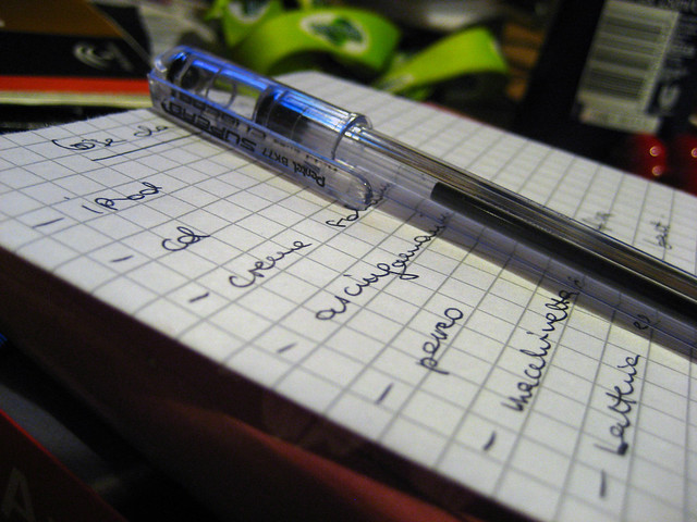 the list